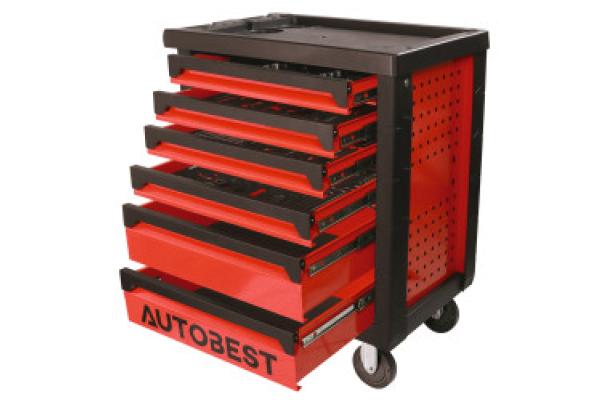 Servante d'atelier Autobest 6 tiroirs équipée de 170 outils